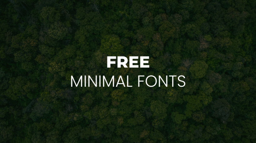 MINIMAL FONTS